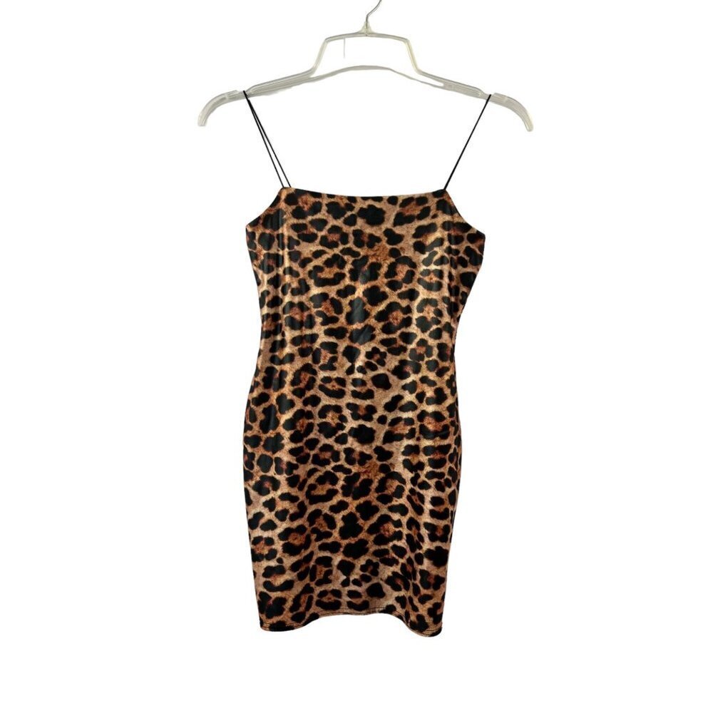Top Shop Women's Animal Print Short Dress